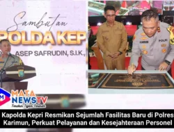 Kapolda Kepri Resmikan Sejumlah Fasilitas Baru di Polres Karimun, Perkuat Pelayanan dan Kesejahteraan Personel