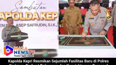 Kapolda Kepri Resmikan Sejumlah Fasilitas Baru di Polres Karimun, Perkuat Pelayanan dan Kesejahteraan Personel