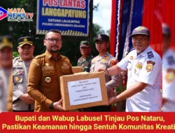 Bupati dan Wabup Labusel Tinjau Pos Nataru, Pastikan Keamanan hingga Sentuh Komunitas Kreatif