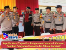 Kapolda Kepri Tinjau Pos Pengamanan Nataru di Karimun, Pastikan Pelayanan Humanis dan Situasi Kondusif