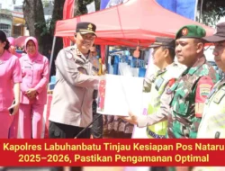 Kapolres Labuhanbatu Tinjau Kesiapan Pos Nataru 2025–2026, Pastikan Pengamanan Optimal