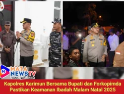 Kapolres Karimun Bersama Bupati dan Forkopimda Pastikan Keamanan Ibadah Malam Natal 2025