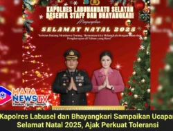 Kapolres Labusel dan Bhayangkari Sampaikan Ucapan Selamat Natal 2025, Ajak Perkuat Toleransi