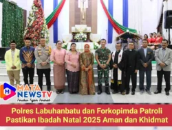 Polres Labuhanbatu dan Forkopimda Patroli Pastikan Ibadah Natal 2025 Aman dan Khidmat
