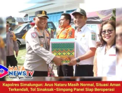 Kapolres Simalungun: Arus Nataru Masih Normal, Situasi Aman Terkendali, Tol Sinaksak–Simpang Panei Siap Beroperasi