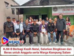 Ketua KJM-B Ivan Hutabarat Berbagi Kasih Natal, Salurkan Bingkisan dan Beras untuk Anggota serta Warga Kampung Salam
