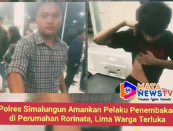 Polres Simalungun Amankan Pelaku Penembakan di Perumahan Rorinata, Lima Warga Terluka