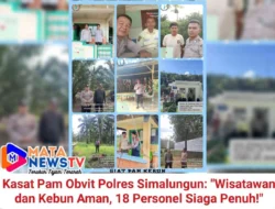 Kasat Pam Obvit Polres Simalungun: “Wisatawan dan Kebun Aman, 18 Personel Siaga Penuh!”