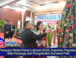 Perayaan Natal Polres Labusel 2025, Kapolres Tegaskan Nilai Keluarga dan Pengabdian Humanis Polri