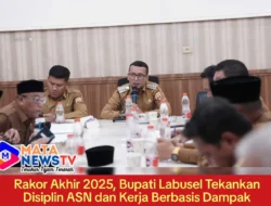 Rakor Akhir 2025, Bupati Labusel Tekankan Disiplin ASN dan Kerja Berbasis Dampak