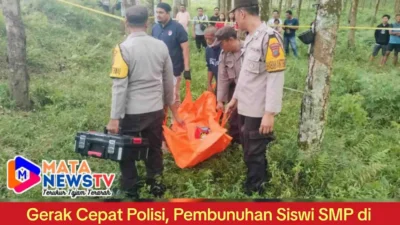 Gerak Cepat Polisi, Pembunuhan Siswi SMP di Simalungun Terungkap dalam 5 Jam