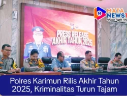 Polres Karimun Rilis Akhir Tahun 2025, Kriminalitas Turun Tajam,