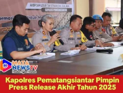 Kapolres Pematangsiantar Pimpin Press Release Akhir Tahun 2025