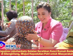 Kapolres Labuhanbatu Selatan Serahkan Kunci Rumah Bedah di Silangkitang, Wujud Kepedulian Polri untuk Masyarakat