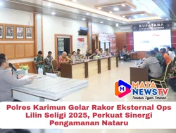 Polres Karimun Gelar Rakor Eksternal Ops Lilin Seligi 2025, Perkuat Sinergi Pengamanan Nataru