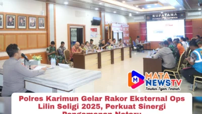 Polres Karimun Gelar Rakor Eksternal Ops Lilin Seligi 2025, Perkuat Sinergi Pengamanan Nataru