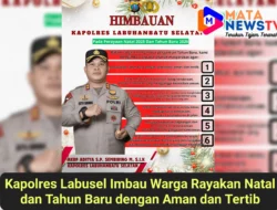 Kapolres Labusel Imbau Warga Rayakan Natal dan Tahun Baru dengan Aman dan Tertib