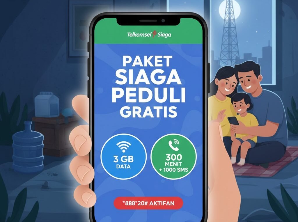 Koneksi Gratis di Tengah Periode Krusial, Begini Cara Aktifkan Paket Siaga Peduli Telkomsel