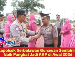 Kapolsek Serbelawan Gunawan Sembiring Naik Pangkat Jadi AKP di Awal 2026