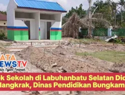 Proyek Sekolah di Labuhanbatu Selatan Diduga Mangkrak, Dinas Pendidikan Bungkam