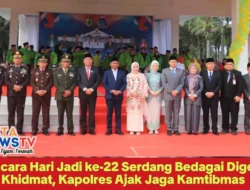 Upacara Hari Jadi ke-22 Serdang Bedagai Digelar Khidmat, Kapolres Ajak Jaga Kamtibmas