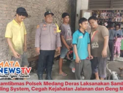 Bhabinkamtibmas Polsek Medang Deras Laksanakan Sambang dan Cooling System, Cegah Kejahatan Jalanan dan Geng Motor