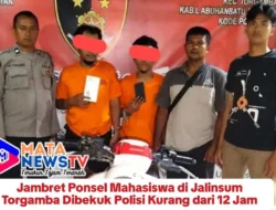 Jambret Ponsel Mahasiswa di Jalinsum Torgamba Dibekuk Polisi Kurang dari 12 Jam