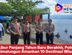Libur Panjang Tahun Baru Berakhir, Polres Simalungun Amankan 10 Destinasi Wisata