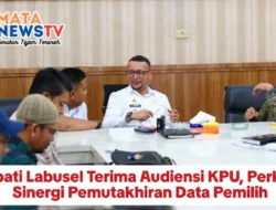 Bupati Labusel Terima Audiensi KPU, Perkuat Sinergi Pemutakhiran Data Pemilih