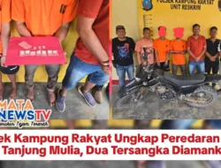 Polsek Kampung Rakyat Ungkap Peredaran Sabu di Tanjung Mulia, Dua Tersangka Diamankan