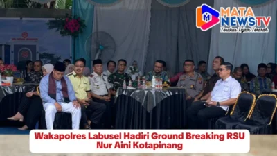 Wakapolres Labusel Hadiri Ground Breaking RSU Nur Aini Kotapinang