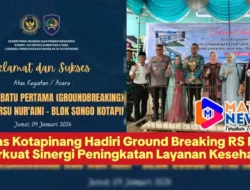Kalapas Kotapinang Hadiri Ground Breaking RS Nuraini, Perkuat Sinergi Peningkatan Layanan Kesehatan