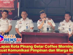 Lapas Kota Pinang Gelar Coffee Morning, Perkuat Komunikasi Pimpinan dan Warga Binaan