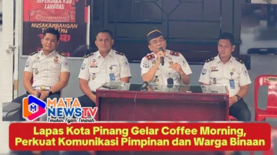 Lapas Kota Pinang Gelar Coffee Morning, Perkuat Komunikasi Pimpinan dan Warga Binaan