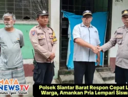 Polsek Siantar Barat Respon Cepat Laporan Warga, Amankan Pria Lempari Siswa MAN