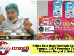 Polres Batu Bara Pastikan Keamanan Pangan, 2.937 Penerima Terima Makanan Bergizi di Sekolah