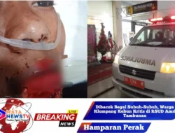 Dibacok Begal Subuh-Subuh, Warga Klumpang Kebun Kritis di RSUD Amri Tambunan  DELISERDANG – Aksi kejahatan jalanan