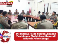 Dit Binmas Polda Sumut Lakukan Pembinaan Bhabinkamtibmas di Wilayah Polres Sergai