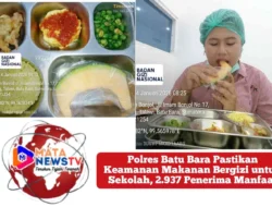 Polres Batu Bara Pastikan Keamanan Makanan Bergizi untuk Sekolah, 2.937 Penerima Manfaat
