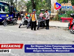 Sat Binmas Polres Pematangsiantar Sambang Kamtibmas, Perkuat Silaturahmi dengan Komunitas Masyarakat