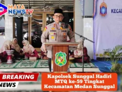 Kapolsek Sunggal Hadiri MTQ ke-59 Tingkat Kecamatan Medan Sunggal