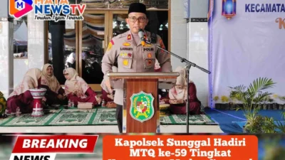 Kapolsek Sunggal Hadiri MTQ ke-59 Tingkat Kecamatan Medan Sunggal
