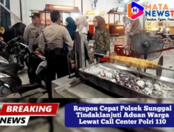 Respon Cepat Polsek Sunggal Tindaklanjuti Aduan Warga Lewat Call Center Polri 110