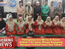 Peringatan Isra Mi’raj di Surau Kubah 9 Al-Aqsa, Warga Kampung Harapan Perkuat Iman dan Takwa