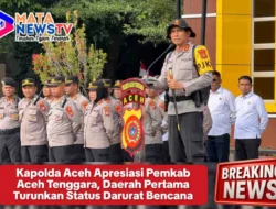 Kapolda Aceh Apresiasi Pemkab Aceh Tenggara, Daerah Pertama Turunkan Status Darurat Bencana