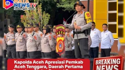 Kapolda Aceh Apresiasi Pemkab Aceh Tenggara, Daerah Pertama Turunkan Status Darurat Bencana
