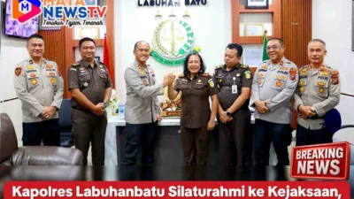 Kapolres Labuhanbatu Silaturahmi ke Kejaksaan, Perkuat Sinergi Penegakan Hukum