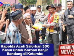 Kapolda Aceh Salurkan 300 Kasur untuk Korban Banjir Bandang di Ketambe