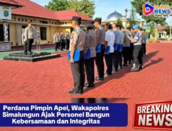 Perdana Pimpin Apel, Wakapolres Simalungun Ajak Personel Bangun Kebersamaan dan Integritas