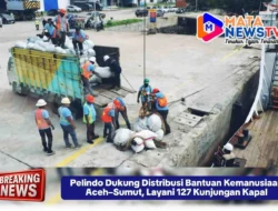 Pelindo Dukung Distribusi Bantuan Kemanusiaan Aceh–Sumut, Layani 127 Kunjungan Kapal